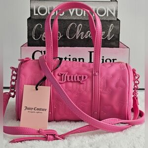 NWT Juicy Couture Pink Women's Bag Rosie Mini Barrel
